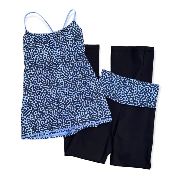 ⬇️$⬇️ Lululemon rare outfit high rise yoga pants & dancing warrior tank top - Picture 1 of 5